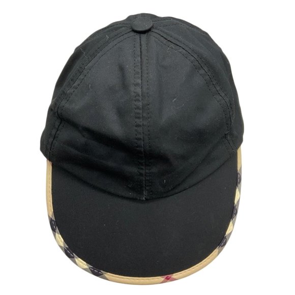 Burberry Black Nova Check Baseball Hat